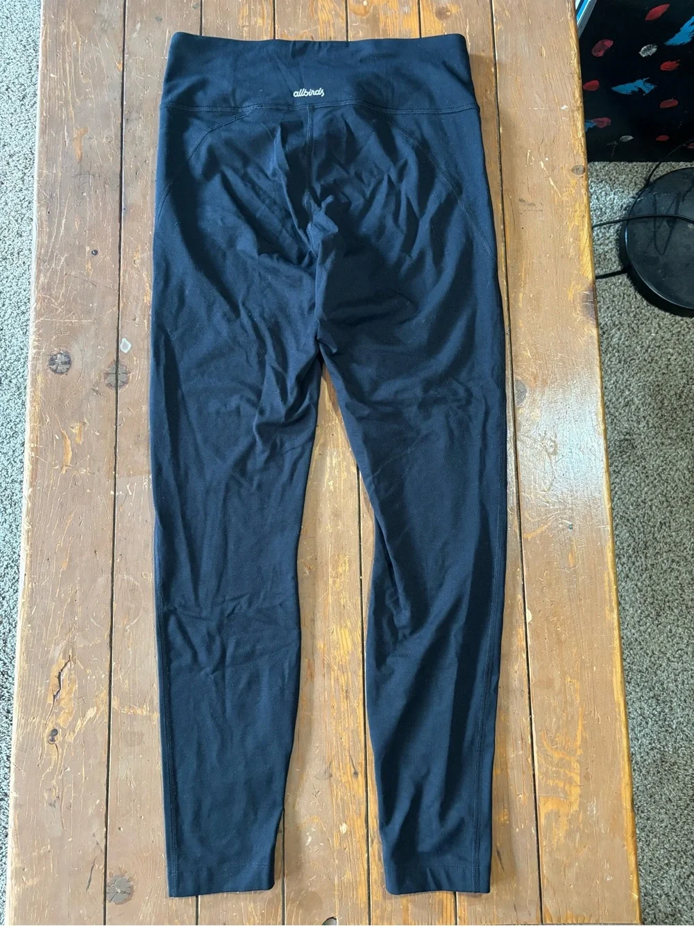 Allbirds Natural Merino Wool Leggings with High-Rise Waist